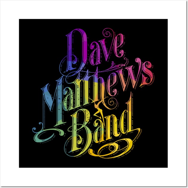 Dave Matthews Band Polygonal Color Wall Art by mashudibos